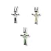 Dangle Design Horseshoe Nail Cross Necklaces - You Pick Colors!