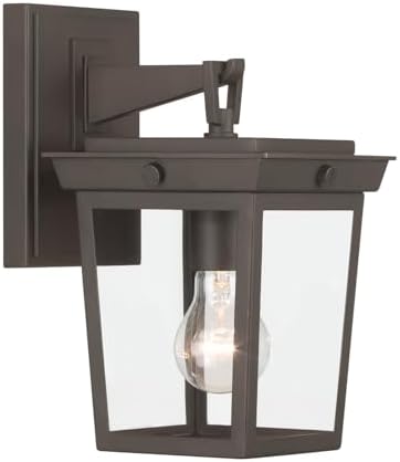 Crystorama Belmont 6.5'' Twilight Bronze Outdoor Sconce