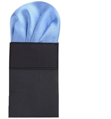 Pañuelos cuadrados predoblados para hombre juego de 5 piezas lisas para bolsillo de traje formal