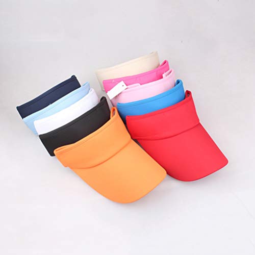 LIOOBO unissex masculino e feminino com viseira de sol ajustável para o verão, chapéu de golfe sem t