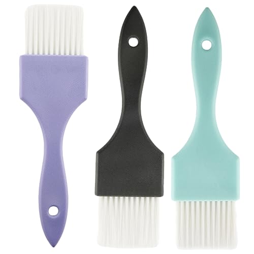 MUSISALY Hair Dyeing Kit 3pcs Mixing Combs Highlight Brush Dye Brush for Hair Salon Supplies