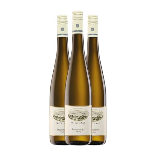 Fritz Haag Brauneberger Riesling Seco Mosel 75 cl Vino blanco (Caja de 3 Botellas de 75 cl)