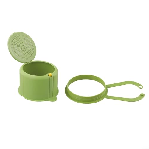 Colador para fregadero con filtro desmontable verde miniatura 4