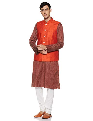 Image of Ethnix by Raymond Ethnix Mens Full Sleeve Regular Fit Bundi