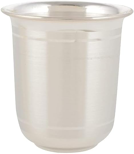 Victoria Jewels, Pure Silver Glass for Puja and Silver Gift Item | Silver Tumbler - 10Gm, 10 Milliliter