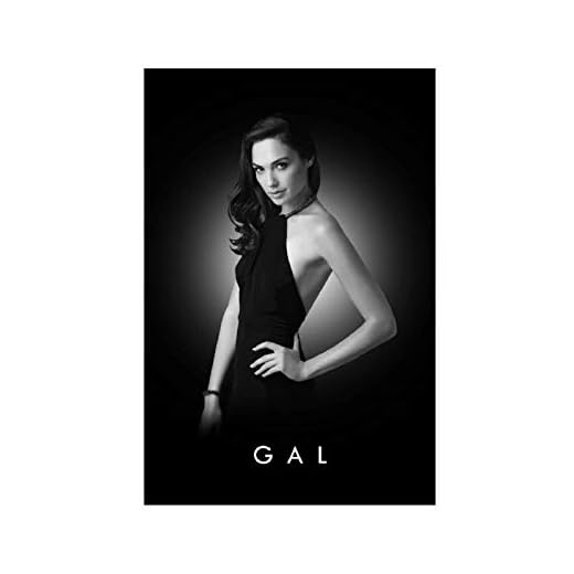 Kändis kvinna filmstjärna sexiga bilder Gal Gadot kanvas affisch sovrum dekor sport landskap kontor rum dekor present oram-stil 112 × 18 tum (30 × 45 cm)