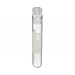 Wheaton W985913 Polypropylene 4mL CryoElite Cryogenic Round Bottom Vial, with Writing Patch and Internal Threaded Natural Cap (Case of 500)