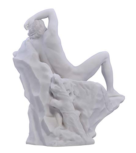 Barberini Faun Sleeping Drunken Satyr Greek Statue Sculpture Cast Marble #TOP5