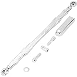 AILMOTO Chrome Shift Linkage, Adjustable Shifter Linkage Compatible for Harley Davidson Street Glide, Electra Glide, Road King, Road Glide, Tri Glide, Softail 1986-2024