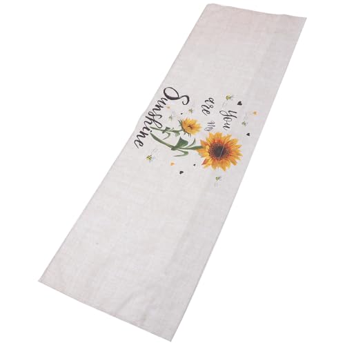 Cortina Corta de Algodón con Girasoles - Resistente 8