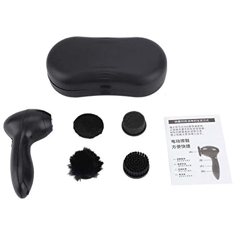 Electric Shoes Polisher Portable Electric Shoe Polisher Machine Cleaning Brushes for Leather Bags Car Seat Maintenance Cover