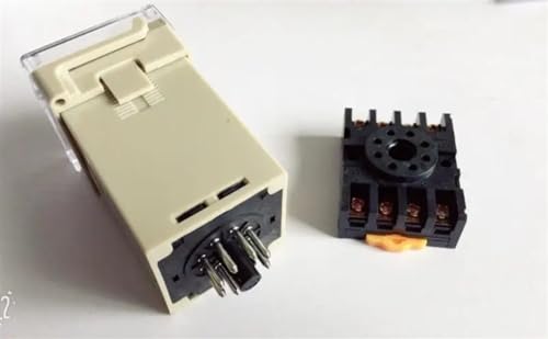 Minuterie de retard electrique réglable de 0.01S à 99H99M pour programmation de circuits