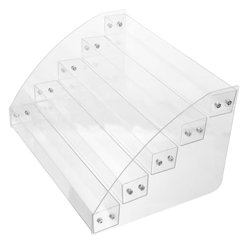 Unomor 5-layer Sunglasses Display Stand Rotating Holder Desk Eyeglass Holder Plastic Sunglass Rack