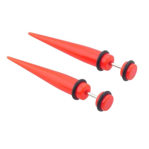 MOLDKING New 2026 1 Pair Uv Acrylic Ear Stretcher Earring Taper Spike Cheater Expandar Earrings Fashion Body Jewelry Piercing Accessories Creative Gift