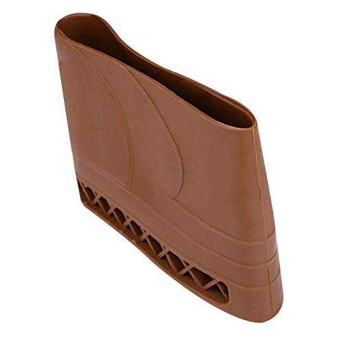 LEJUNJIE Gummi Gewehr Rückstoßdämpfer Gummischaftkappe Schaftverlängerung 12.5x3x8cm - Braun/Schwarz