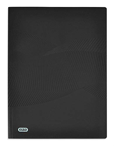 ELBA Osmose Porte Vue 80 Vues Polypropylène Opaque Noir A4