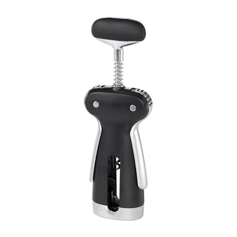 OXO Steel Winged Corkscrew with Foil Cutter Cover