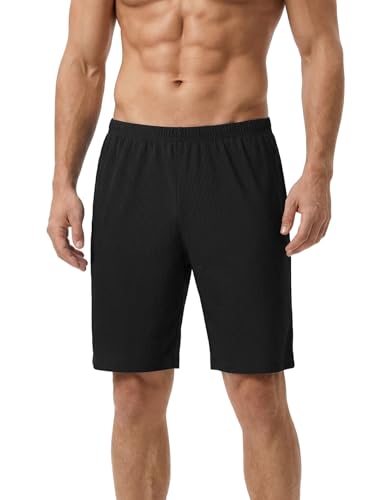Image of Venzina Sports Shorts for Man Shorts Pant for Men Cooling Breathable Textured Fabric with Elastic Waistband for Gym Running Workout Training