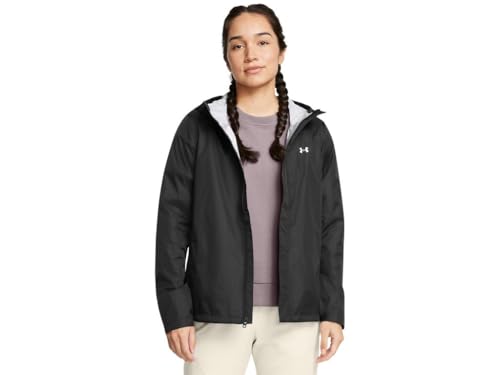Manteau Under Armour Cloudstrike 2.0 noir coupe-vent imperméable femme L