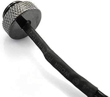 XSPC G1/4 Plug with 10k Sensor, Black Chrome