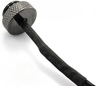 XSPC G1/4 Plug with 10k Sensor, Black Chrome