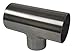 Vne T304 Stainless Steel Reducing Tee, Butt Weld Connection Type, 2-1/2" x 2" Tube Size - E7RWWW2.5X2.0