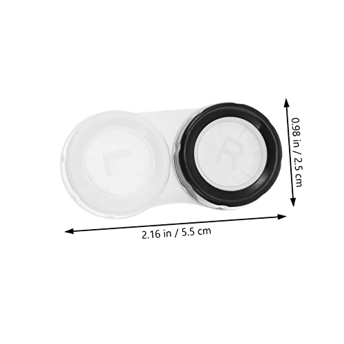 Anneome Caixa 5Pcs caixa de cuidados duplex recipiente de lentes caso de contato Estojo para Caixinh