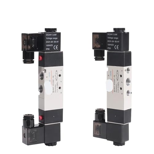 Vanne pneumatique 5/3 voies 4V130E-06 pour éviter les chutes - 5