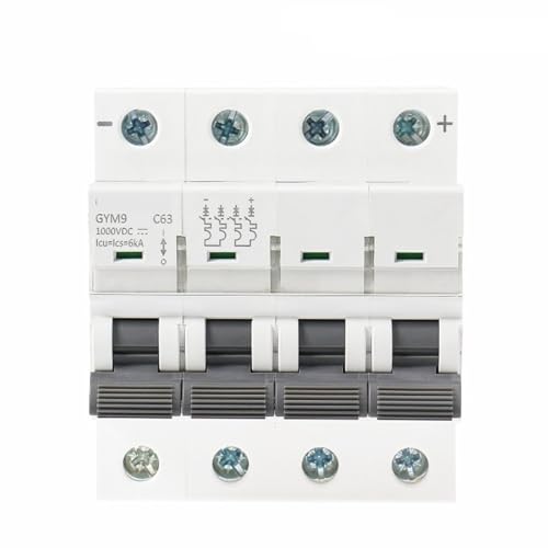 Mini disjoncteur MCB DC 1000V 4 pôles 6A pour la protection des installations solaires photovoltaïques