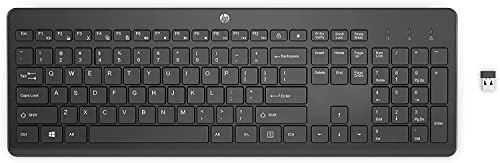 HP 230 Wireless Keyboard, Number Pad, QWERTY UK Layout. Compatible with Windows PC, Notebook, Laptop, Mac