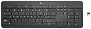 HP 230 Wireless Keyboard, Number Pad, QWERTY UK Layout. Compatible with Windows PC, Notebook, Laptop, Mac
