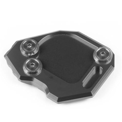 Extension de béquille latérale moto F800GS évite la chute sur sol meuble gris