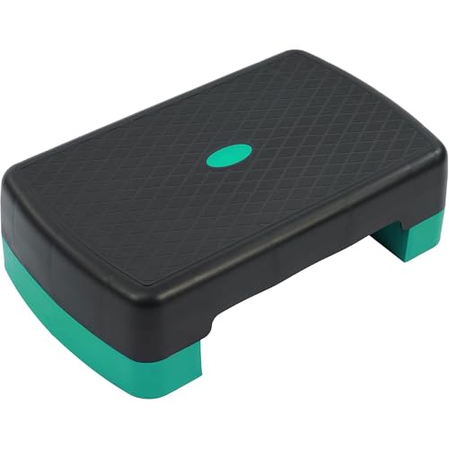 Fitvids 18' Workout Aerobic Stepper Step Platform with 2 Risers, Multiple Colors