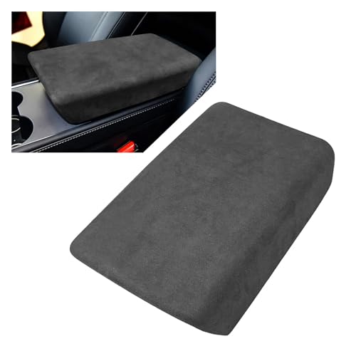 Housse accoudoir de voiture Tesla Model 3 rénovation console daim gris