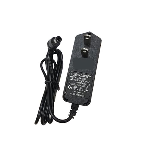 Adaptador de corriente 5V1A con luz verde y interfaz 5.5x2.5 EU miniatura 1