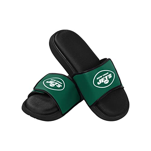 FOCO New York Jets NFL Mens Foam Sport Slide - M