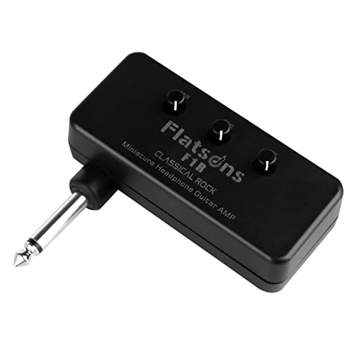 HEMOTON 1Set Miniature Headphone Guitar Amp Bass Amplifier for Practice Lightweight Design for Performances Guitarists The Go