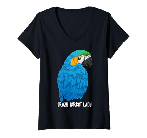 Regalo perfetto per ogni donna che ama la natura e gli amanti degli animali. Caratteristiche di una colorata ara ararauna blu e giallo macaw. The largest South American Parrot.