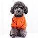 AmzBarley 犬 服 秋冬 パーカー フード付 防寒 暖かい 柔らかい 可愛い ドッグウェア 冬 コットン ポケットパーカー 無地 シンプル スウェットトレーナー 犬服 秋冬 スウェットパーカー 小型犬 中型犬 洋服 犬の服 冬 抜け毛対策 お出かけ お散歩