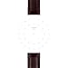Tissot T852046836 20mm Lug Brown Leather Strap