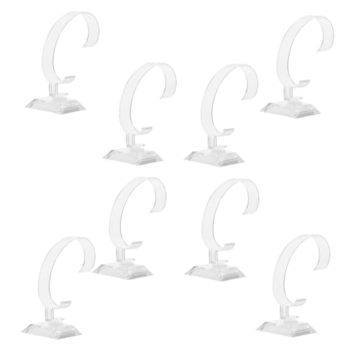 Didiseaon 8 pièces Présentoir Montre-bracelet Transparent Support pour Exposition Montres et Bijoux Organisé Pratique pour Maison et Magasin