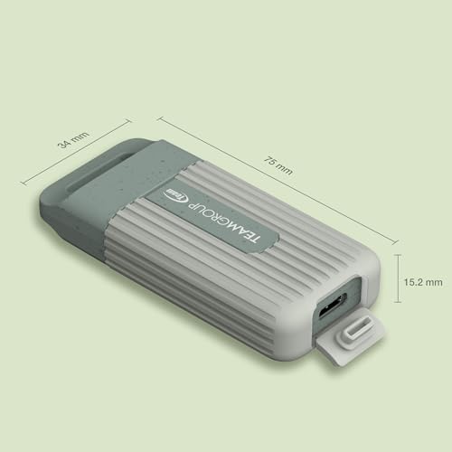 Image of TEAMGROUP PD20 ECO 4TB Portable External Solid State Drive SSD Read up to 1000MB /s USB 3.2 Gen2x1 Type-C Waterproof Dustproof IP54 TPSEG4004T0C102