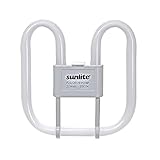 Sunlite F21/2D/835/4P 21-Watt 2D Linear Fluorescent Light Bulb GR10q Base, 3500K