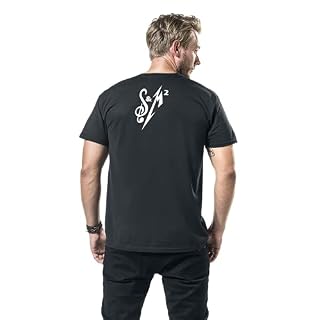 Générique Metallica S&M2 Crâne Costume Homme T-Shirt Manches Courtes Noir Regular/Coupe Standard - Les Beatles, Paul McCartney, John Lennon, RIngo Starr, George Harrison Générique Metallica S&M2 Crâne Costume Homme T-Shirt Manches Courtes Noir Regular/Coupe Standard – Image 5