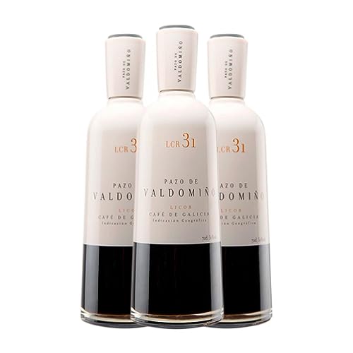 Orujo Pazo Valdomiño Licor de Cafe 70 cl (Caja de 3 Botellas de 70 cl)
