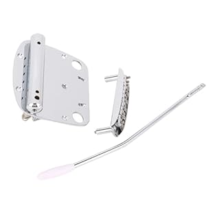 [Multifunctional Upgrade] Enhance your guitar's performance with this versatile tremolo vibrato bridge tailpiece. perfect for repairing old guitars or replacing worn out bridges it delivers improved tuning stability and smoother operation. whether yo...