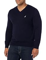 Nautica Men's Classic Fit Navtech Soft V-Neck Sweater, Navy, X-Large