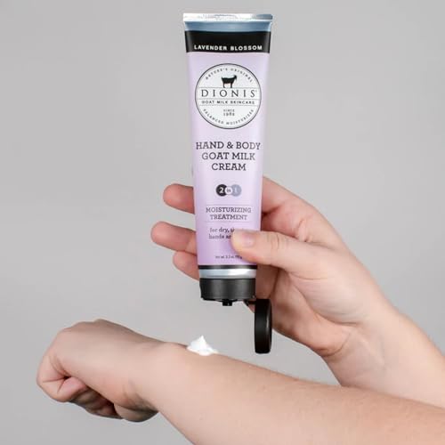 Dionis Goat Milk Hand & Body Cream Lavender Blossom 3.3oz (Pack of 1)