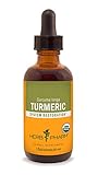 Herb Pharm Certified Organic Turmeric Root Liquid Extract for Musculoskeletal System Support - 2 Ounce