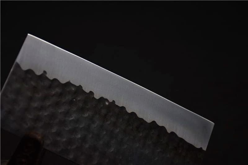DAXXIN Meat Cleaver,Cleaver Knife, 8 Inch Longquan Kitchen Knife Handmade Household Kitchen Knife Wide Handle Bamboo Handle Non-slip Meat Cleaver